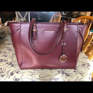 Red/Burgundy Michael Kors Bag